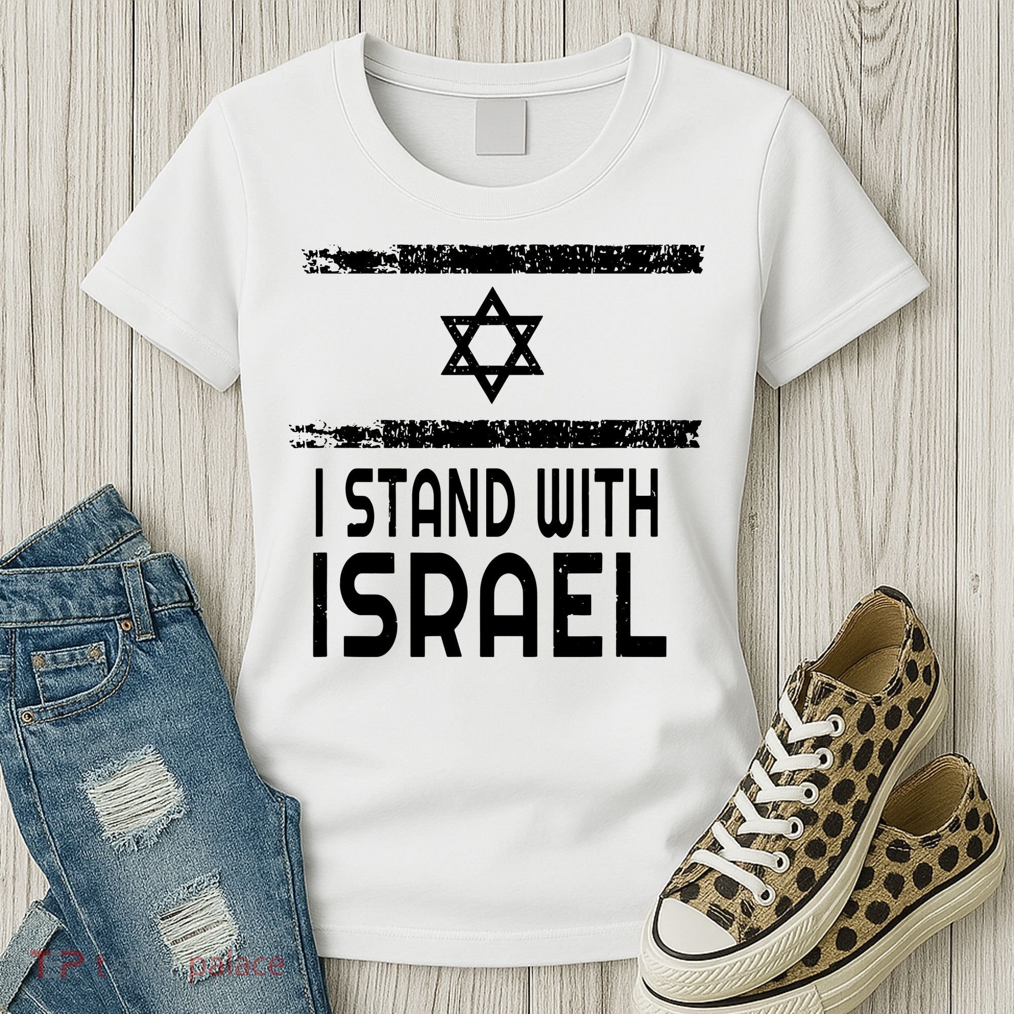 I Stand With Israel Women's T-Shirt