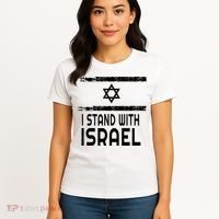 I Stand With Israel Women's T-Shirt thumb 4