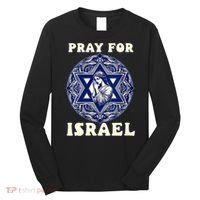 I Stand With Israel Support Israel Strong Pray For Israel Free Long Sleeve Shirt thumb 0
