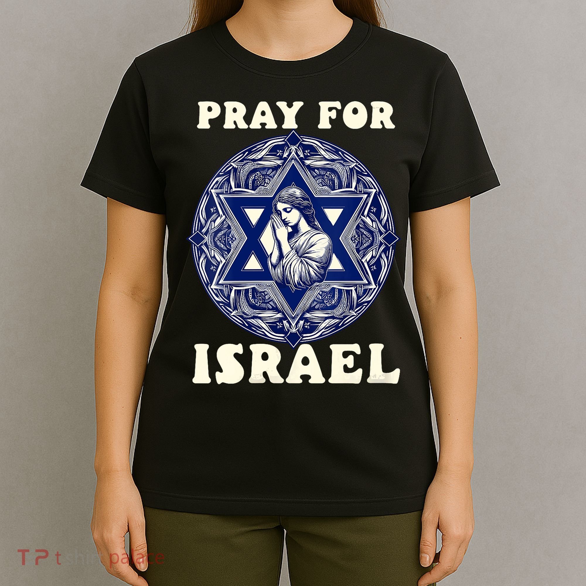 I Stand With Israel Support Israel Strong Pray For Israel Free T-Shirt