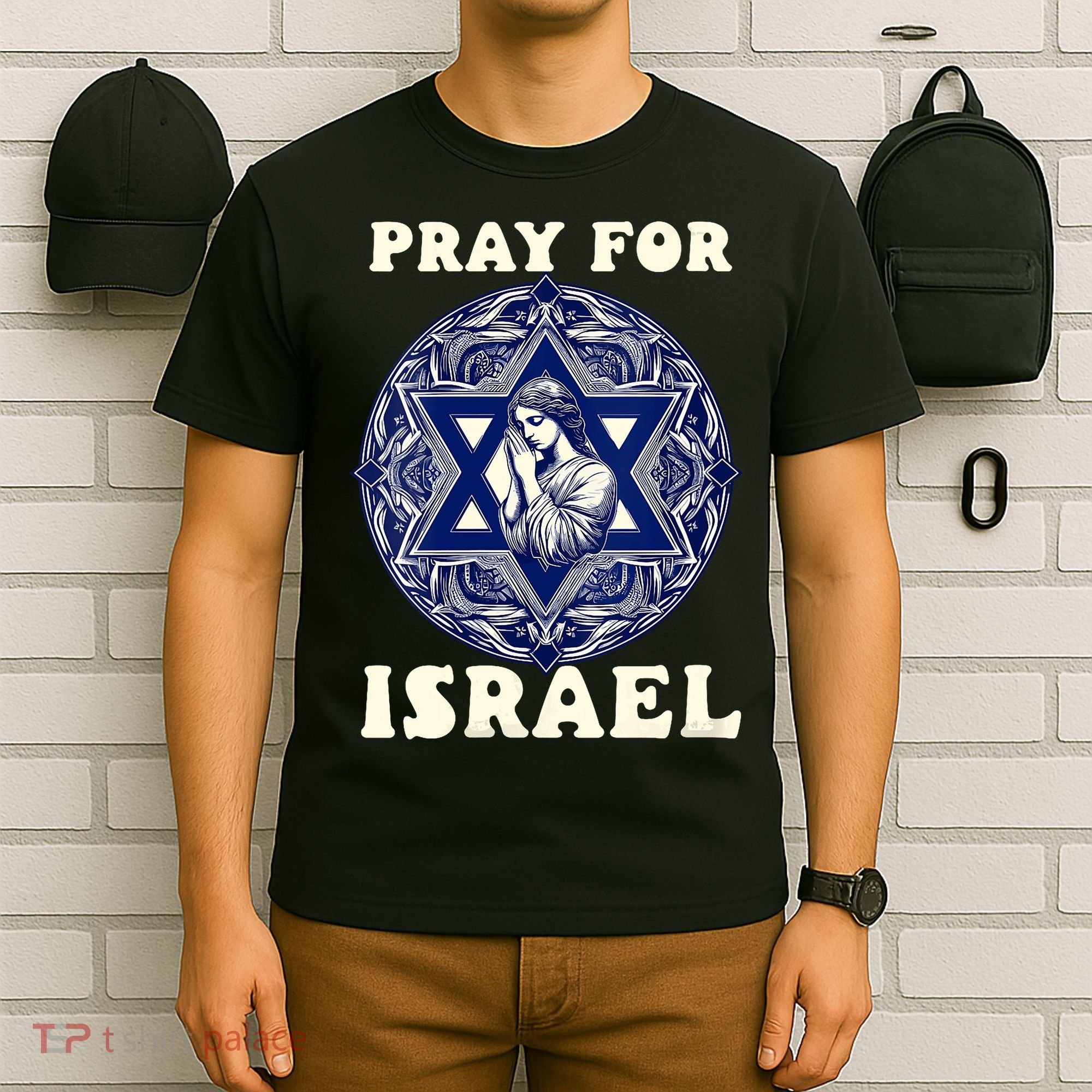 I Stand With Israel Support Israel Strong Pray For Israel Free T-Shirt