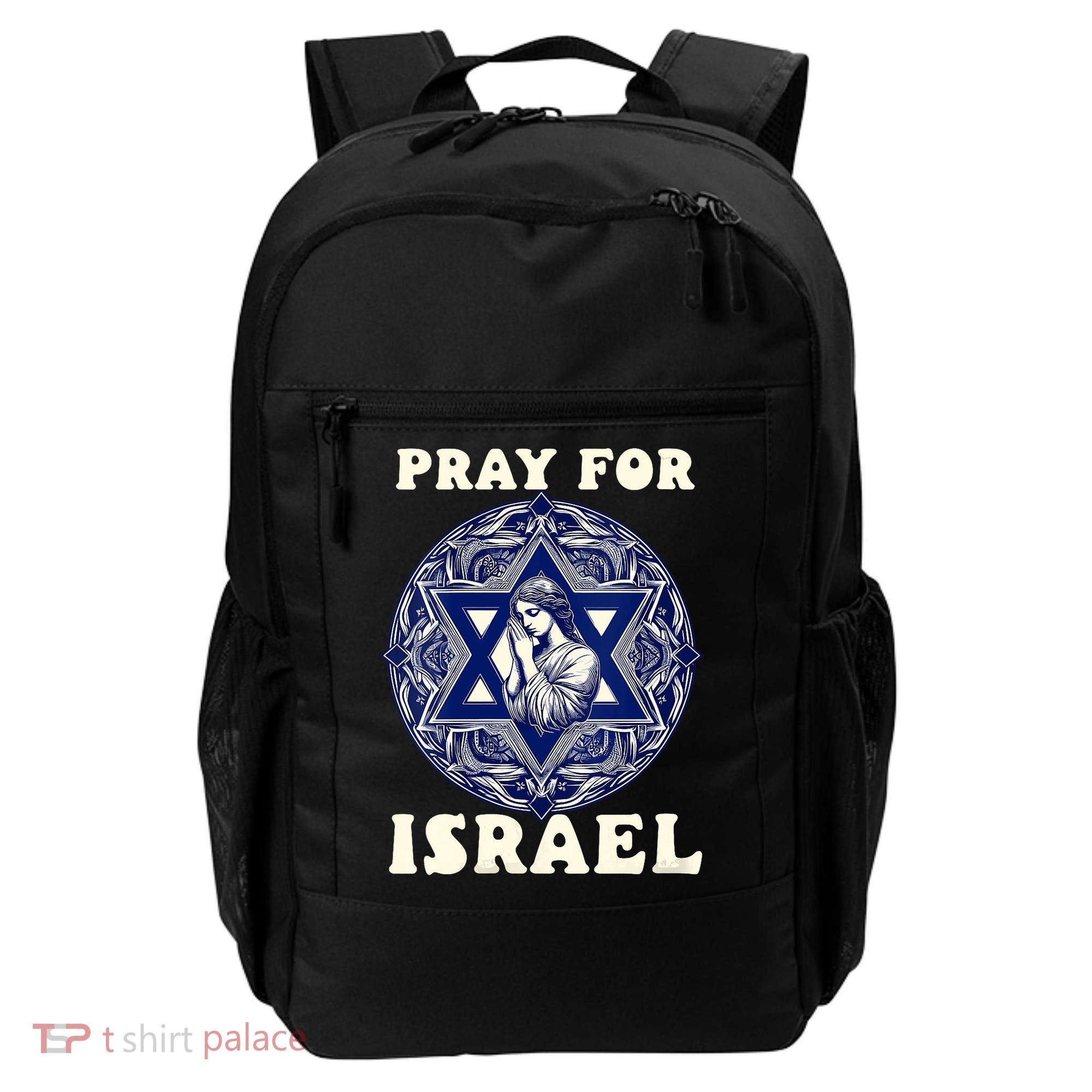 I Stand With Israel Support Israel Strong Pray For Israel Free Backpack