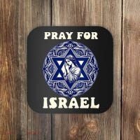 I Stand With Israel Support Israel Strong Pray For Israel Free Coaster thumb 0