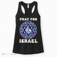 I Stand With Israel Support Israel Strong Pray For Israel Free Women's Tank Top thumb 0