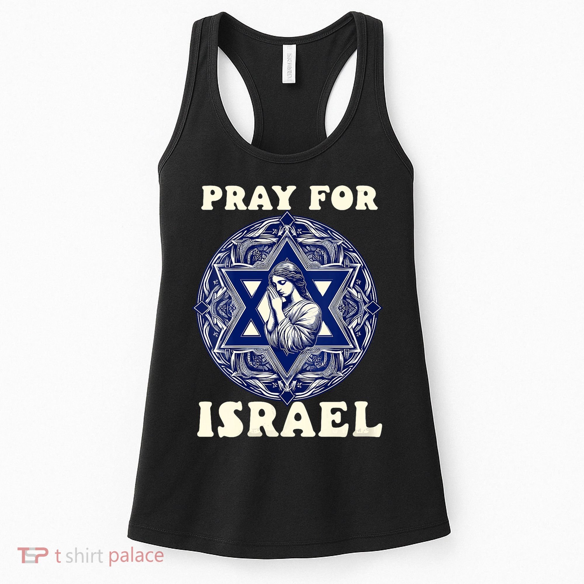 I Stand With Israel Support Israel Strong Pray For Israel Free Women's Tank Top