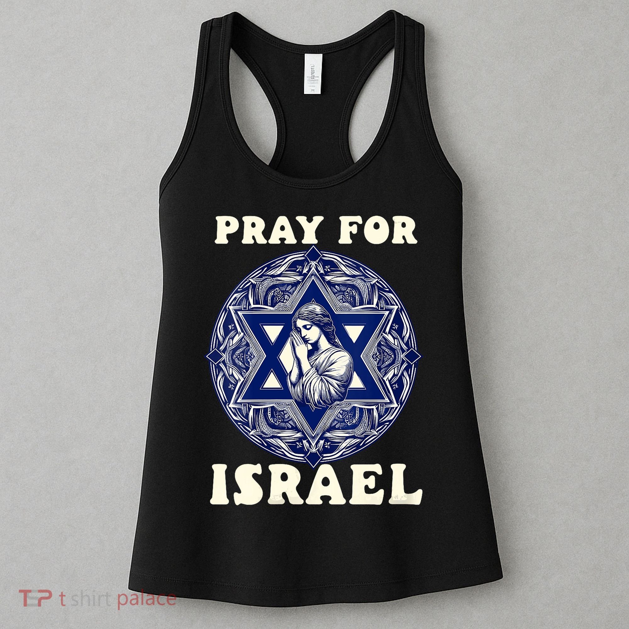 I Stand With Israel Support Israel Strong Pray For Israel Free Women's Tank Top