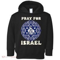 I Stand With Israel Support Israel Strong Pray For Israel Free Toddler Hoodie thumb 0