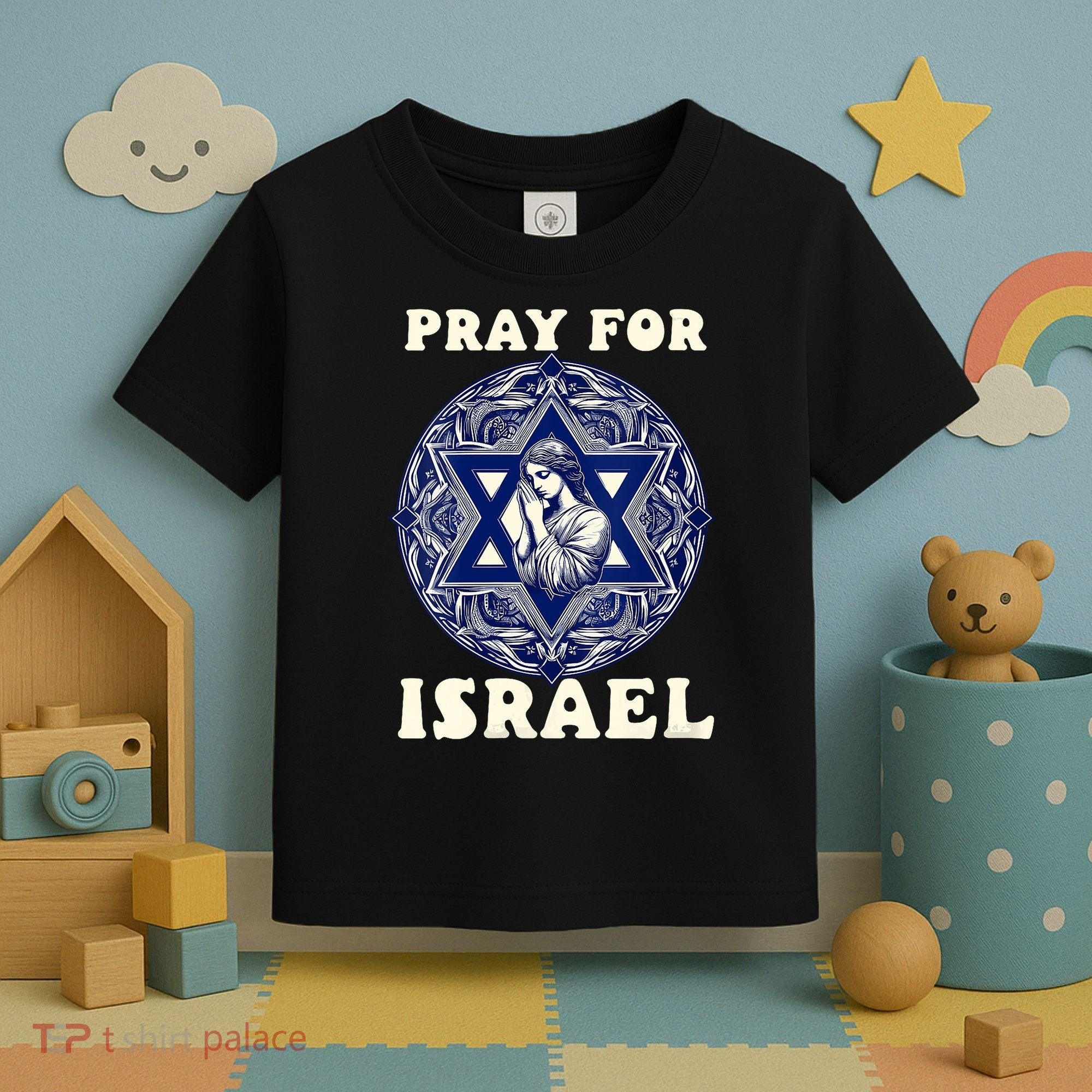 I Stand With Israel Support Israel Strong Pray For Israel Free Toddler T-Shirt