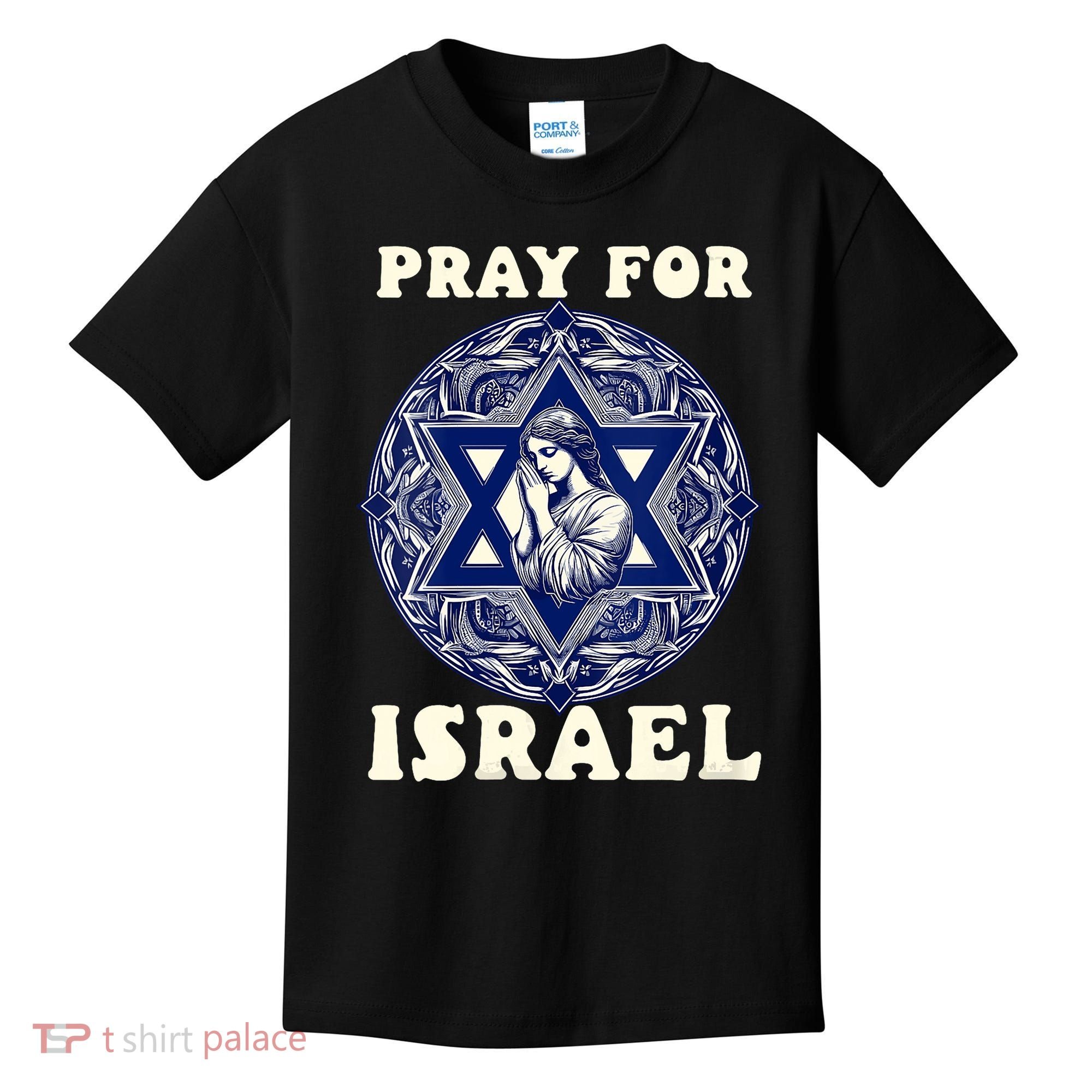 I Stand With Israel Support Israel Strong Pray For Israel Free Kids T-Shirt