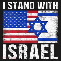 I Stand With Israel Patriotic T shirt USA and Israel Flag T-Shirt thumb 7