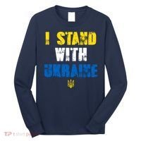 I Stand With Ukraine Long Sleeve Shirt thumb 0