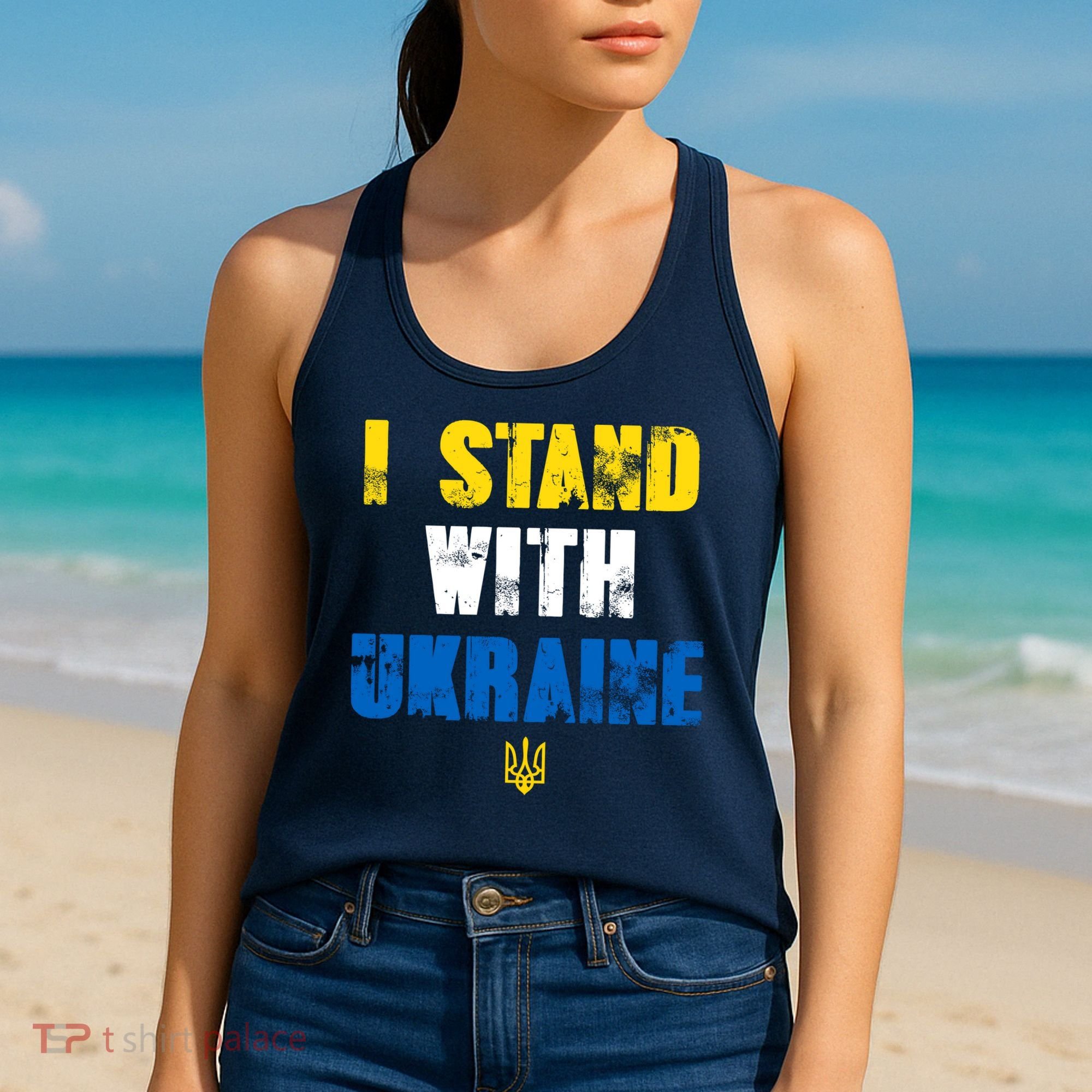 I Stand With Ukraine Women's Tank Top