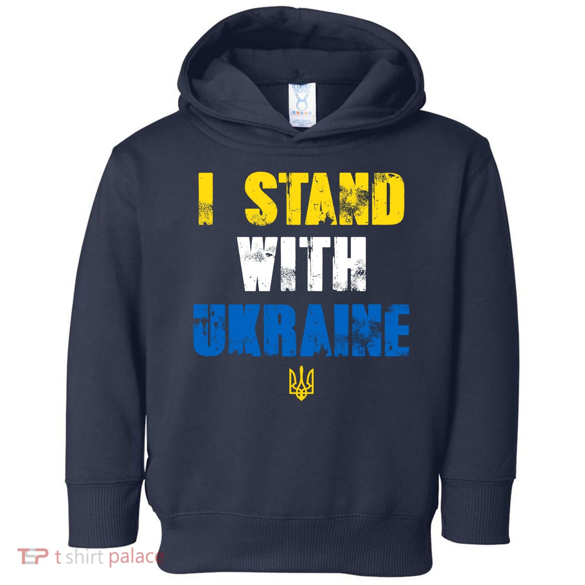 I Stand With Ukraine Toddler Hoodie