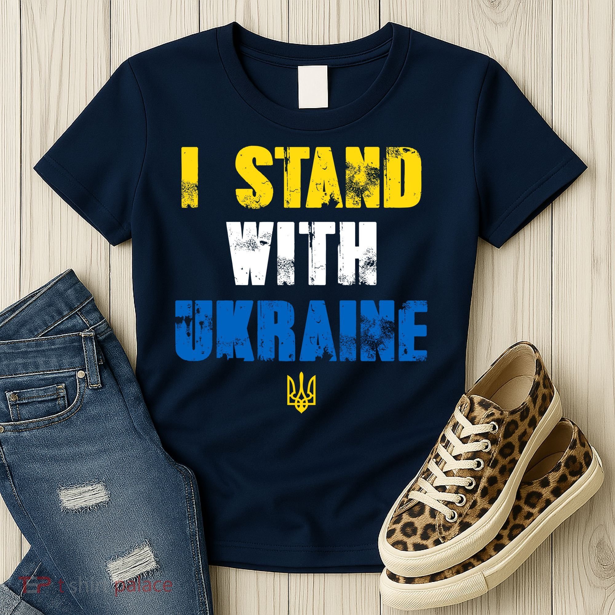 I Stand With Ukraine Women's T-Shirt