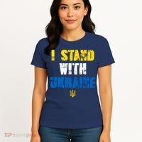 I Stand With Ukraine Women's T-Shirt thumb 4