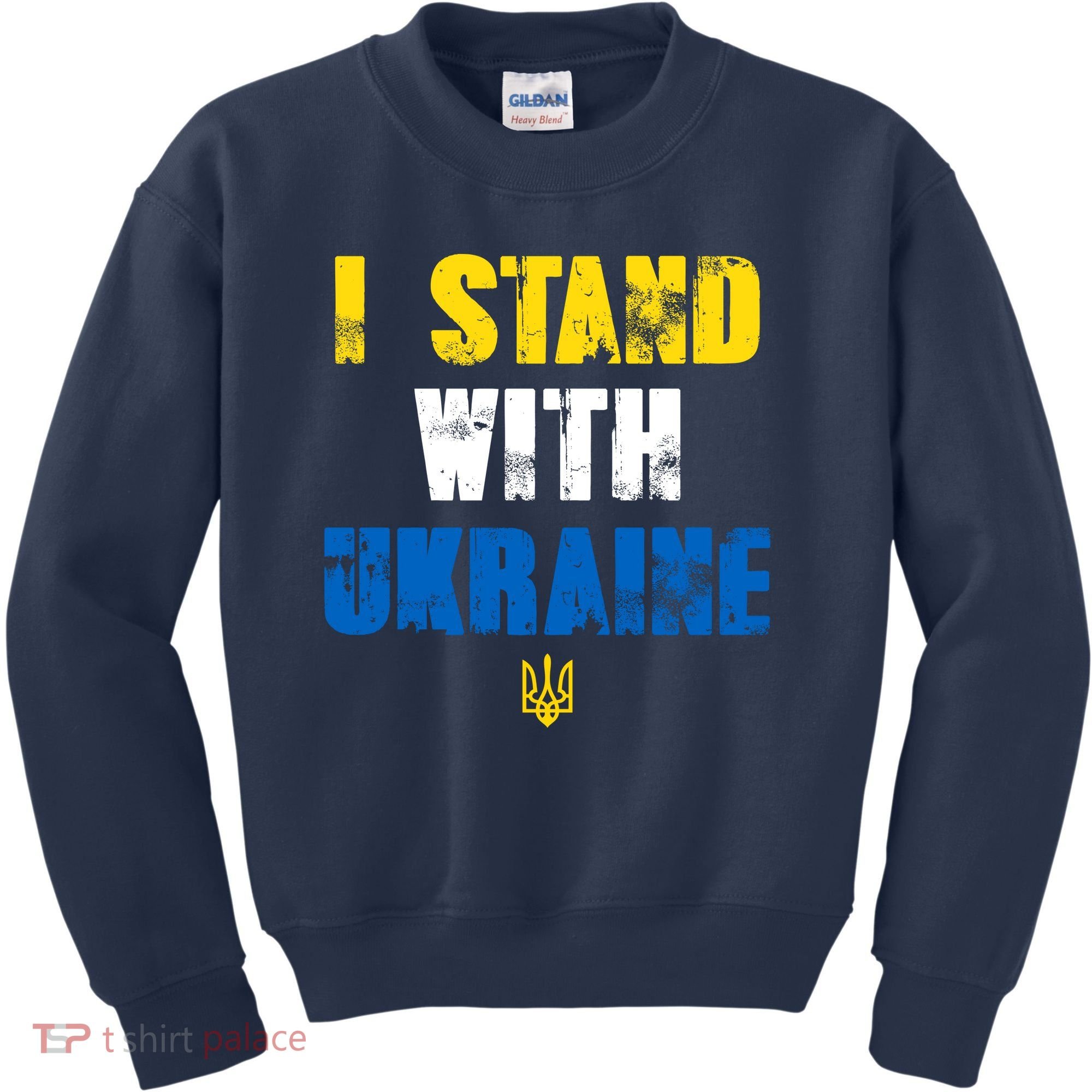 I Stand With Ukraine Kids Sweatshirt