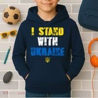 I Stand With Ukraine Kids Hoodie thumb 2