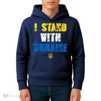 I Stand With Ukraine Kids Hoodie thumb 4
