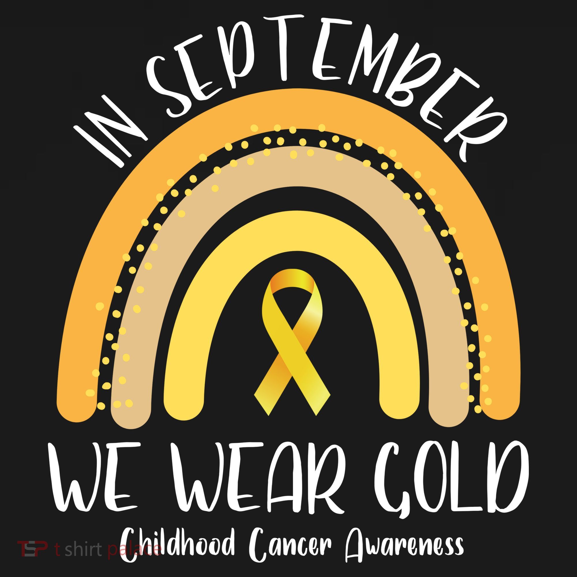 In September We Wear Gold Childhood Cancer Awareness Long Sleeve Shirt