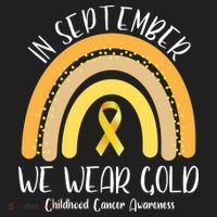 In September We Wear Gold Childhood Cancer Awareness Beanie thumb 2