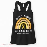 In September We Wear Gold Childhood Cancer Awareness Women's Tank Top thumb 0