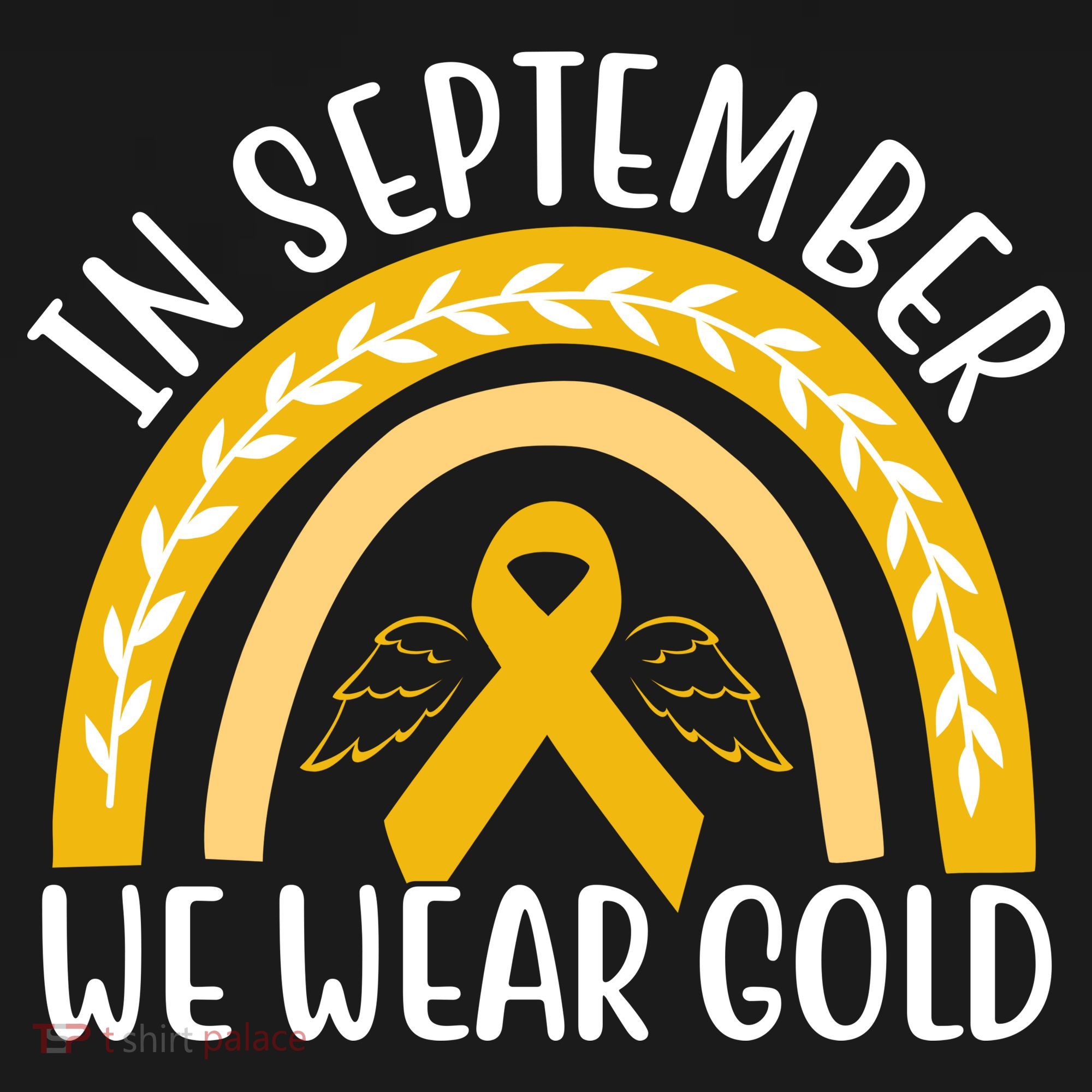 In September We Wear Gold Childhood Cancer Women's Tank Top