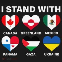I Stand With Canada Greenland Mexico Panama Gaza Ukraine Women's Hoodie thumb 2