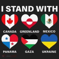 I Stand With Canada Greenland Mexico Panama Gaza Ukraine Tumbler thumb 3