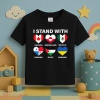 I Stand With Canada Greenland Mexico Panama Gaza Ukraine Toddler T-Shirt thumb 3