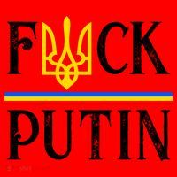 I Stand With Ukraine Flag Logo Trident Funny Anti Putin Santa Hat thumb 1