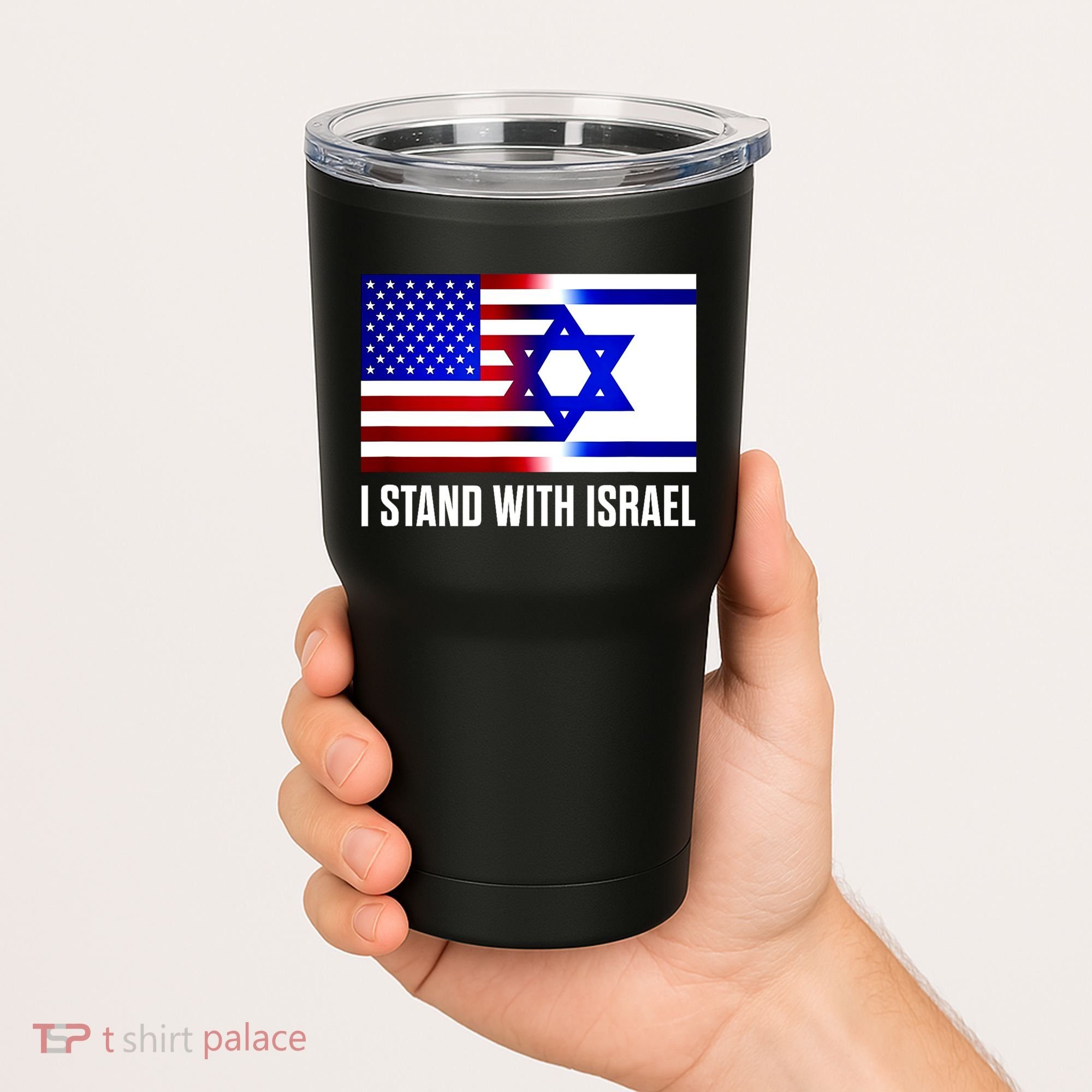 I Stand With Israel Us Israel Flag Support Israel Jerusalem Tumbler