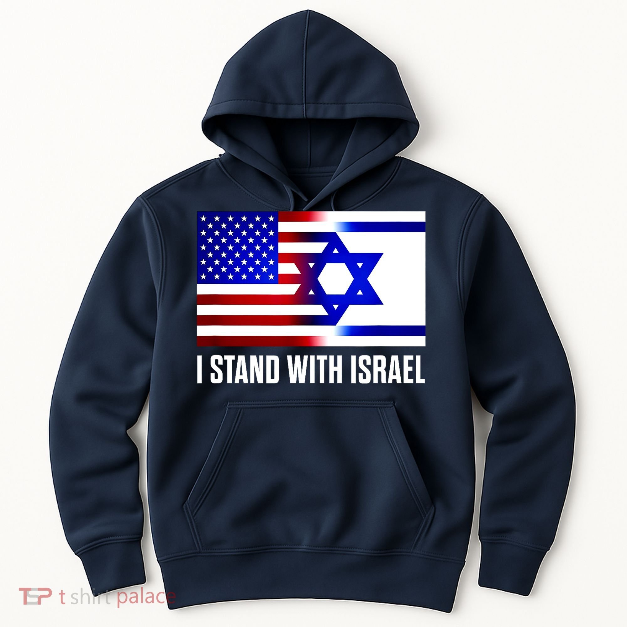 I Stand With Israel Us Israel Flag Support Israel Jerusalem Hoodie