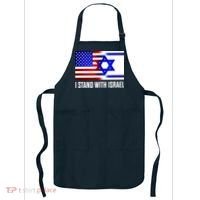 I Stand With Israel Us Israel Flag Support Israel Jerusalem Apron thumb 0