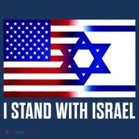 I Stand With Israel Us Israel Flag Support Israel Jerusalem T-Shirt thumb 7