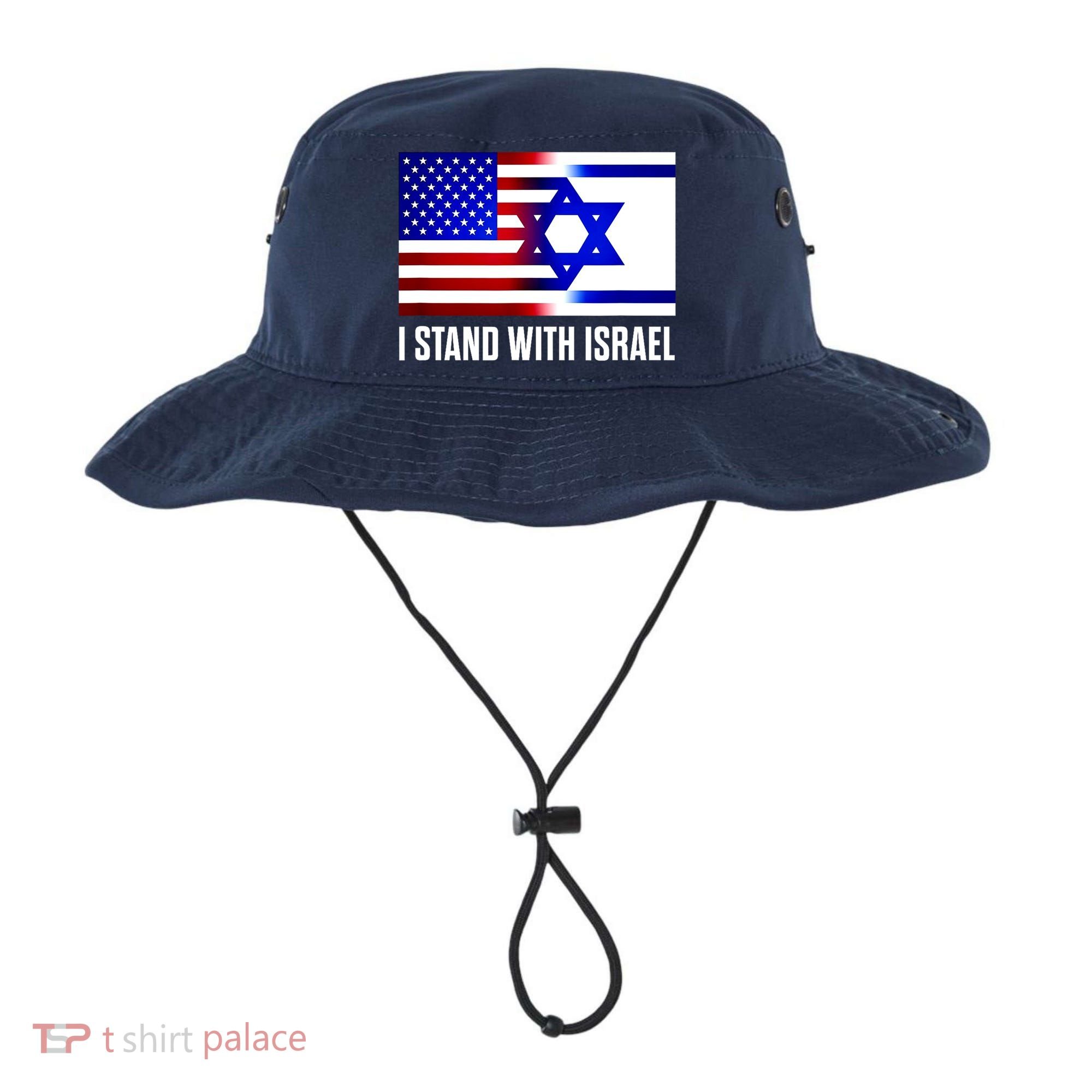 I Stand With Israel Us Israel Flag Support Israel Jerusalem Bucket Hat