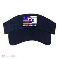 I Stand With Israel Us Israel Flag Support Israel Jerusalem Visor thumb 0