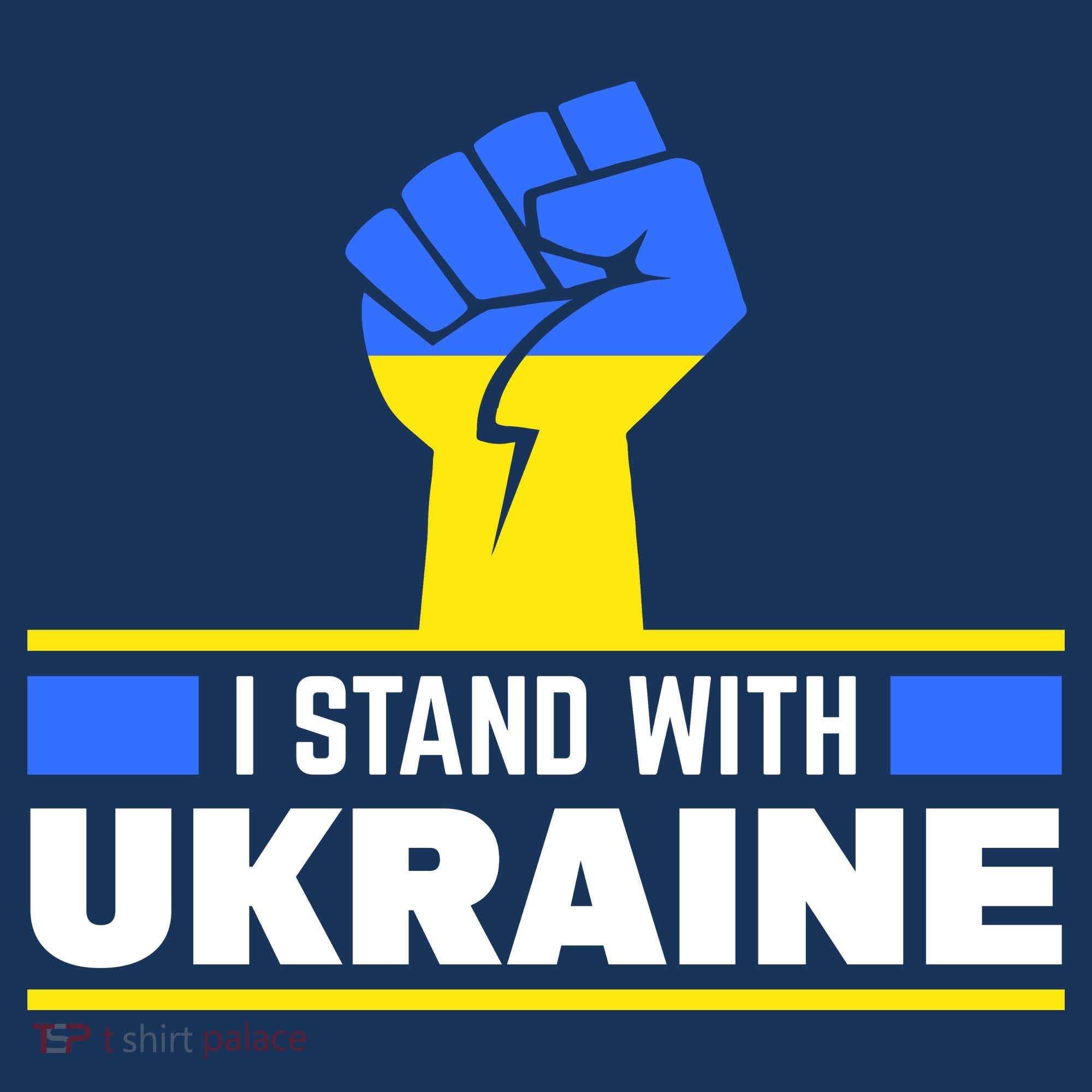 I Stand With Ukraine Support Love Peace Fist Women's Hoodie