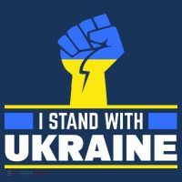 I Stand With Ukraine Support Love Peace Fist Hat thumb 2