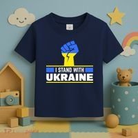 I Stand With Ukraine Support Love Peace Fist Toddler T-Shirt thumb 3