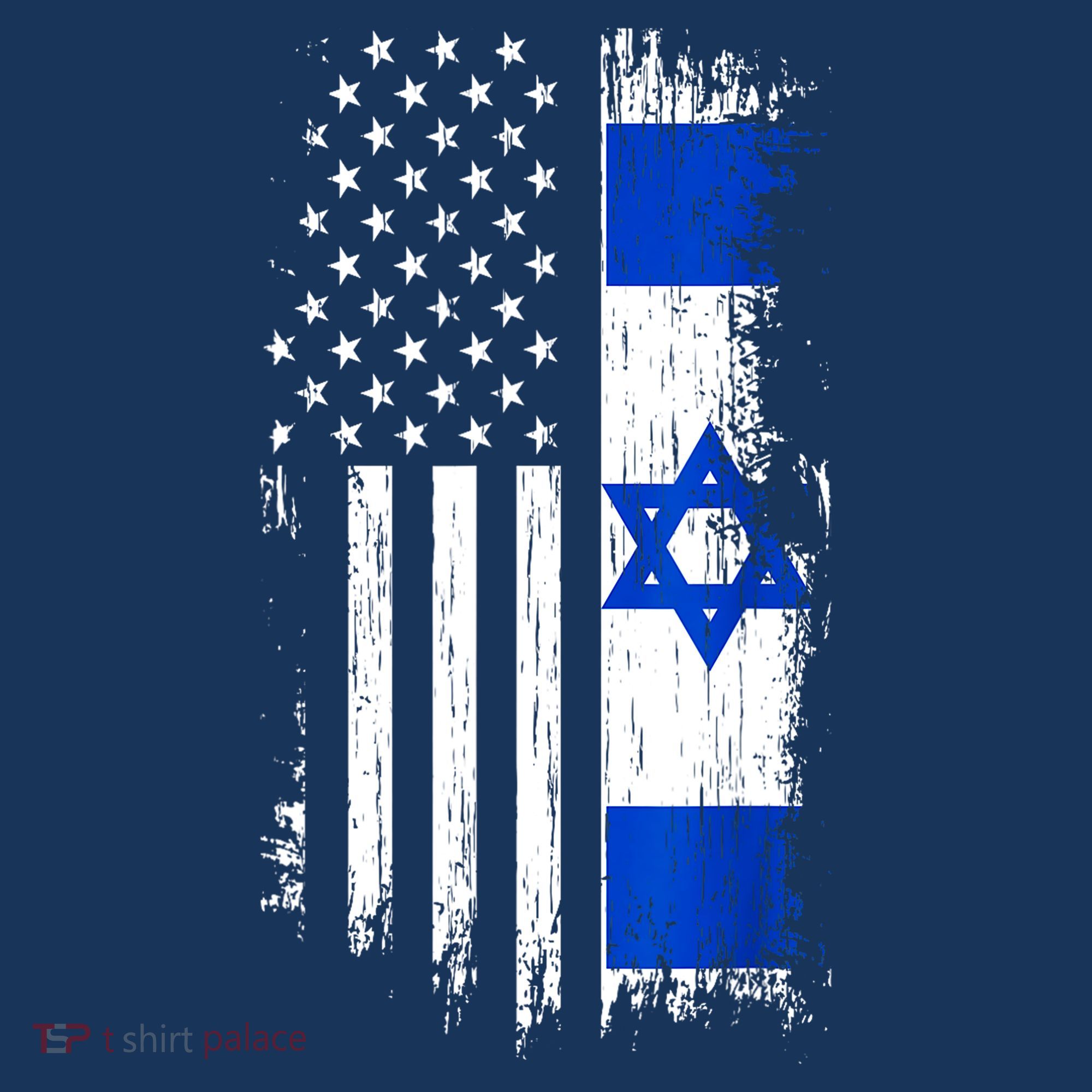 I Stand With Israel Usa Israel Flags Apron