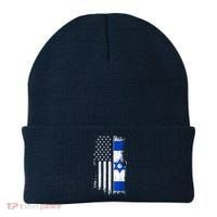 I Stand With Israel Usa Israel Flags Beanie thumb 0