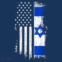 I Stand With Israel Usa Israel Flags Women's Hoodie thumb 2