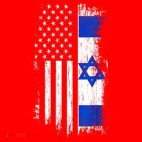 I Stand With Israel Usa Israel Flags Santa Hat thumb 1