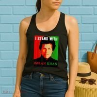 I Stand With Imran Khan PTI Pakistan Support Freedom Women's Tank Top thumb 2