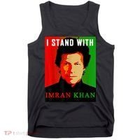 I Stand With Imran Khan PTI Pakistan Support Freedom Tank Top thumb 0