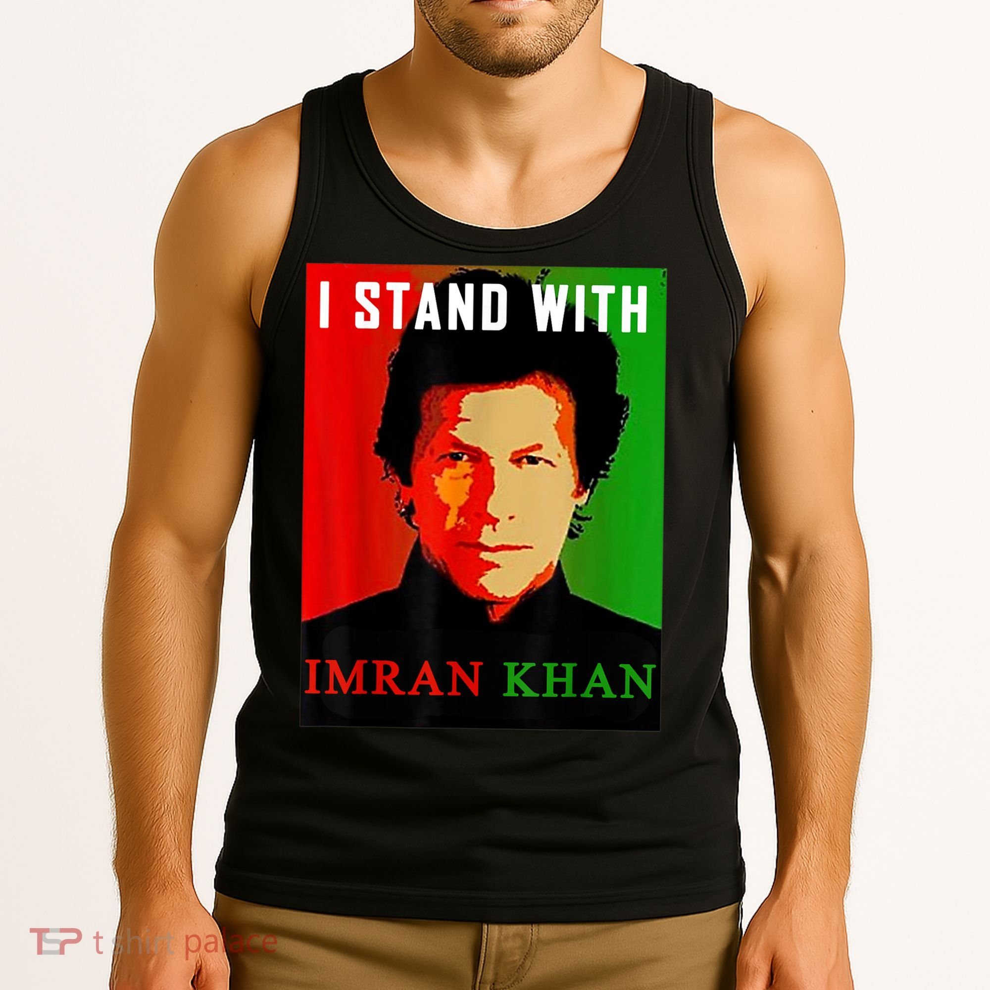 I Stand With Imran Khan PTI Pakistan Support Freedom Tank Top