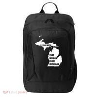 I Stand With That Woman From Michigan City Backpack thumb 0