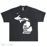 I Stand With That Woman From Michigan Urban Oversized Heavyweight T-Shirt thumb 0