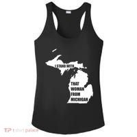 I Stand With That Woman From Michigan Ladies PosiCharge Competitor Racerback Tank thumb 0