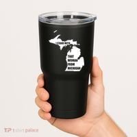 I Stand With That Woman From Michigan Tumbler thumb 2